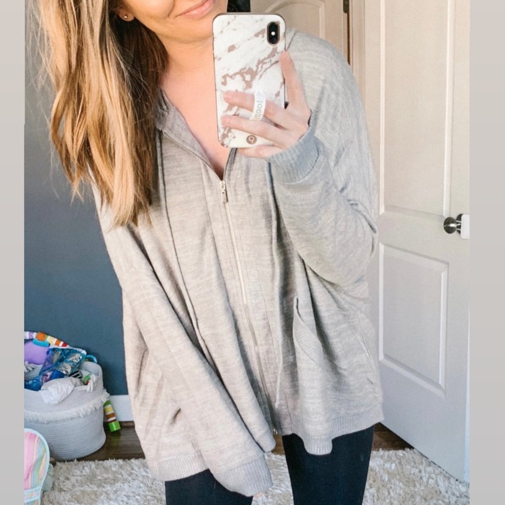 Grey Zip Jacket - Picture 2 of 2